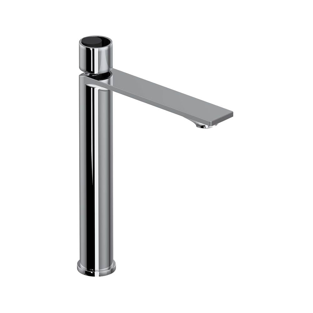 ROHL EC02D1IWPCB Eclissi Single Handle Tall Lavatory Faucet In Polished Chrome/Matte Black