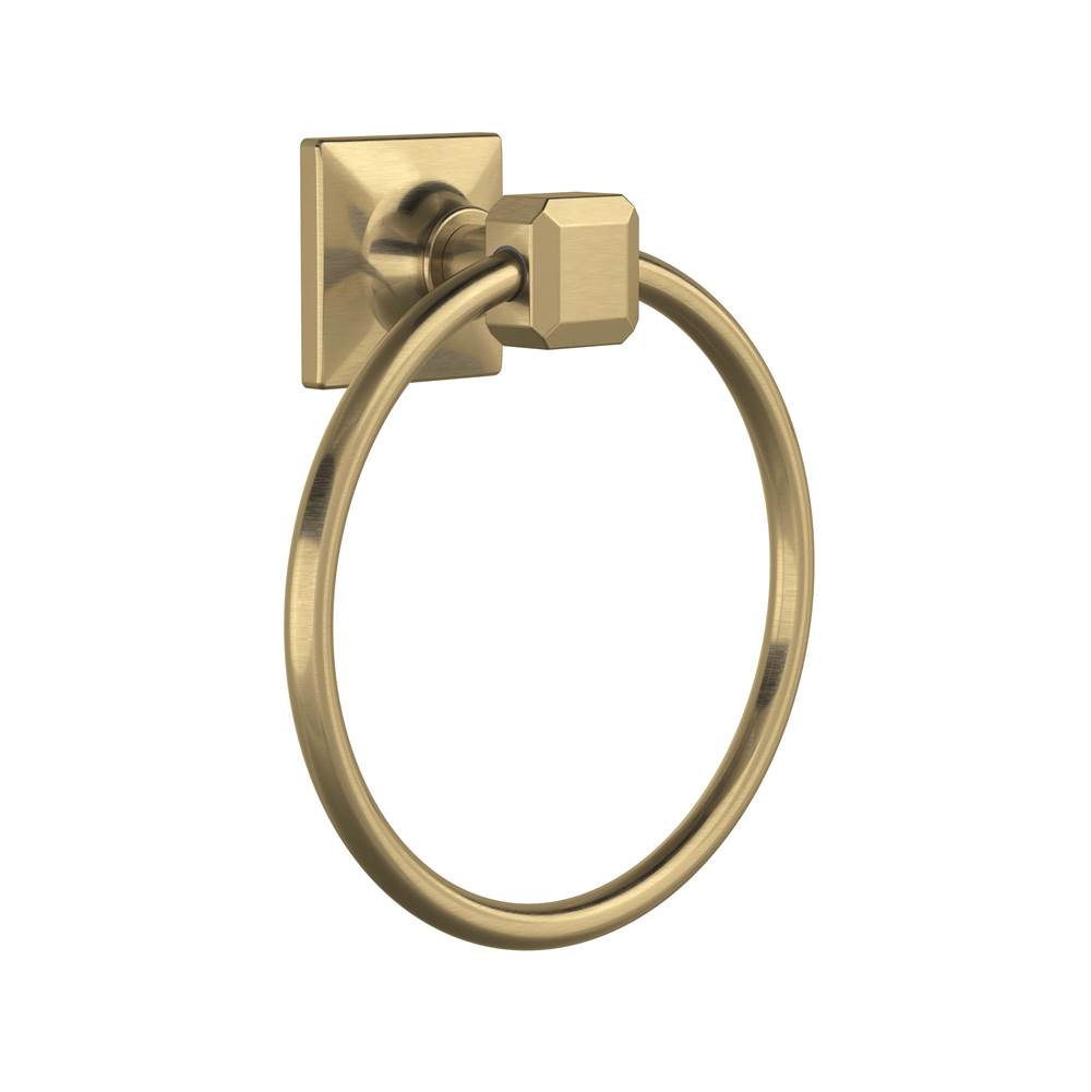 ROHL AP25WTRAG Apothecary Towel Ring In Antique Gold