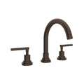 ROHL A2228LMTCB-2 Lombardia Widespread Lavatory Faucet With C-Spout In Tuscan Brass