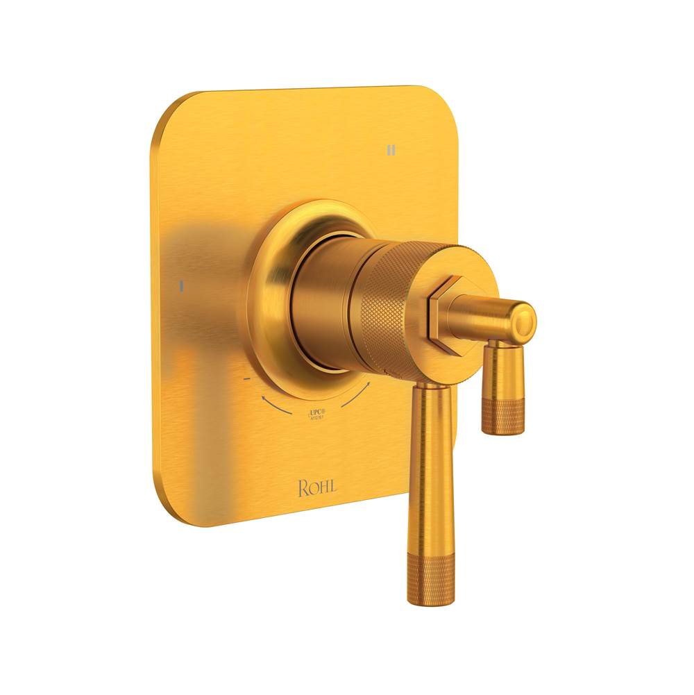 ROHL TMB47W1LMSG Graceline 1/2" Therm & Pressure Balance Trim with 3 Functions (No Share) In Satin Gold