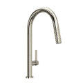 ROHL TE55D1LMPN Tenerife Pull-Down Kitchen Faucet With C-Spout In Polished Nickel