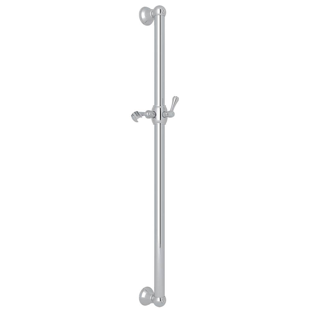 ROHL 1270APC 36" Grab Bar With Sliding Handshower Holder In Polished Chrome
