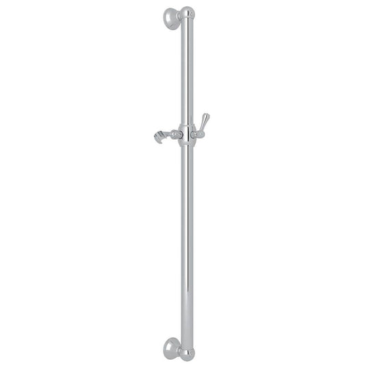 ROHL 1270APC 36" Grab Bar With Sliding Handshower Holder In Polished Chrome