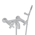 ROHL A2202XMAPC Lombardia Exposed Wall Mount Tub Filler In Polished Chrome