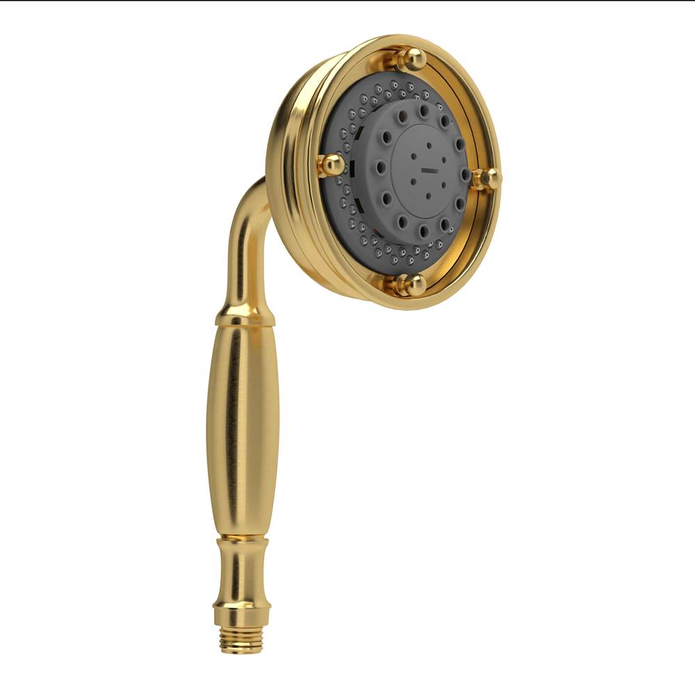ROHL 1151/8SUB 4" 3-Function Handshower In Satin Unlacquered Brass