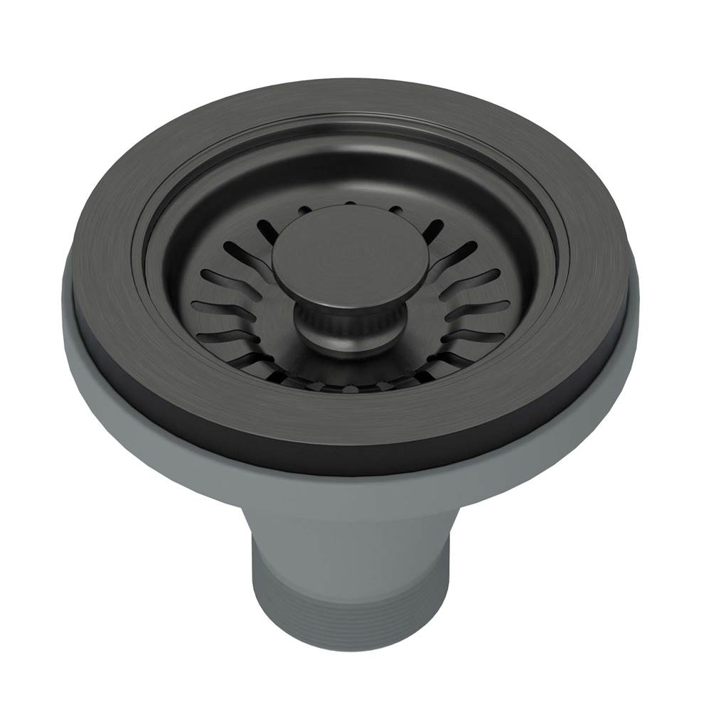 ROHL 738BKS Basket Strainer In Black Stainless Steel