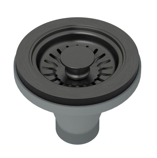 ROHL 738BKS Basket Strainer In Black Stainless Steel