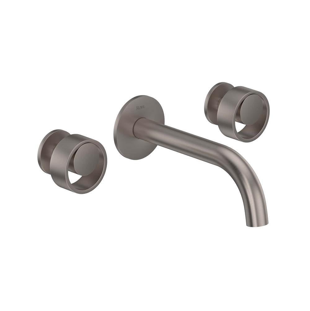 ROHL EC08W3IWSTN Eclissi Wall Mount Lavatory Faucet With C-Spout In Satin Nickel