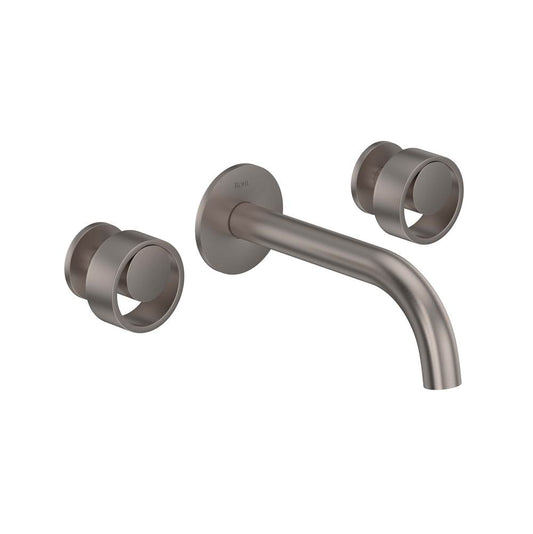 ROHL EC08W3IWSTN Eclissi Wall Mount Lavatory Faucet With C-Spout In Satin Nickel