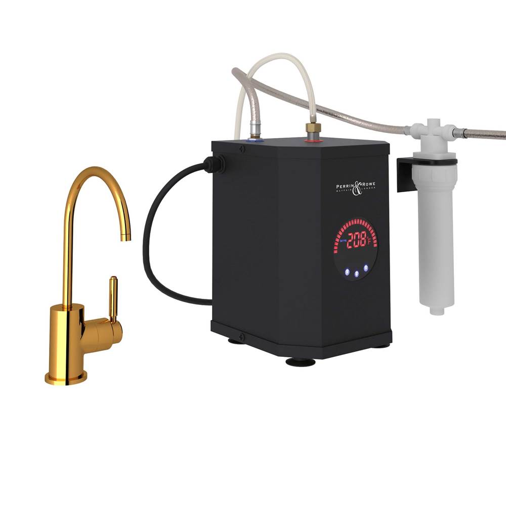 ROHL GKIT7545LMIB-2 Lux Hot Water Dispenser, Tank And Filter Kit In Italian Brass