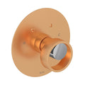 ROHL EC13W1IWSGC Eclissi 3/4" Thermostatic Trim Without Volume Control In Satin Gold/Polished Chrome