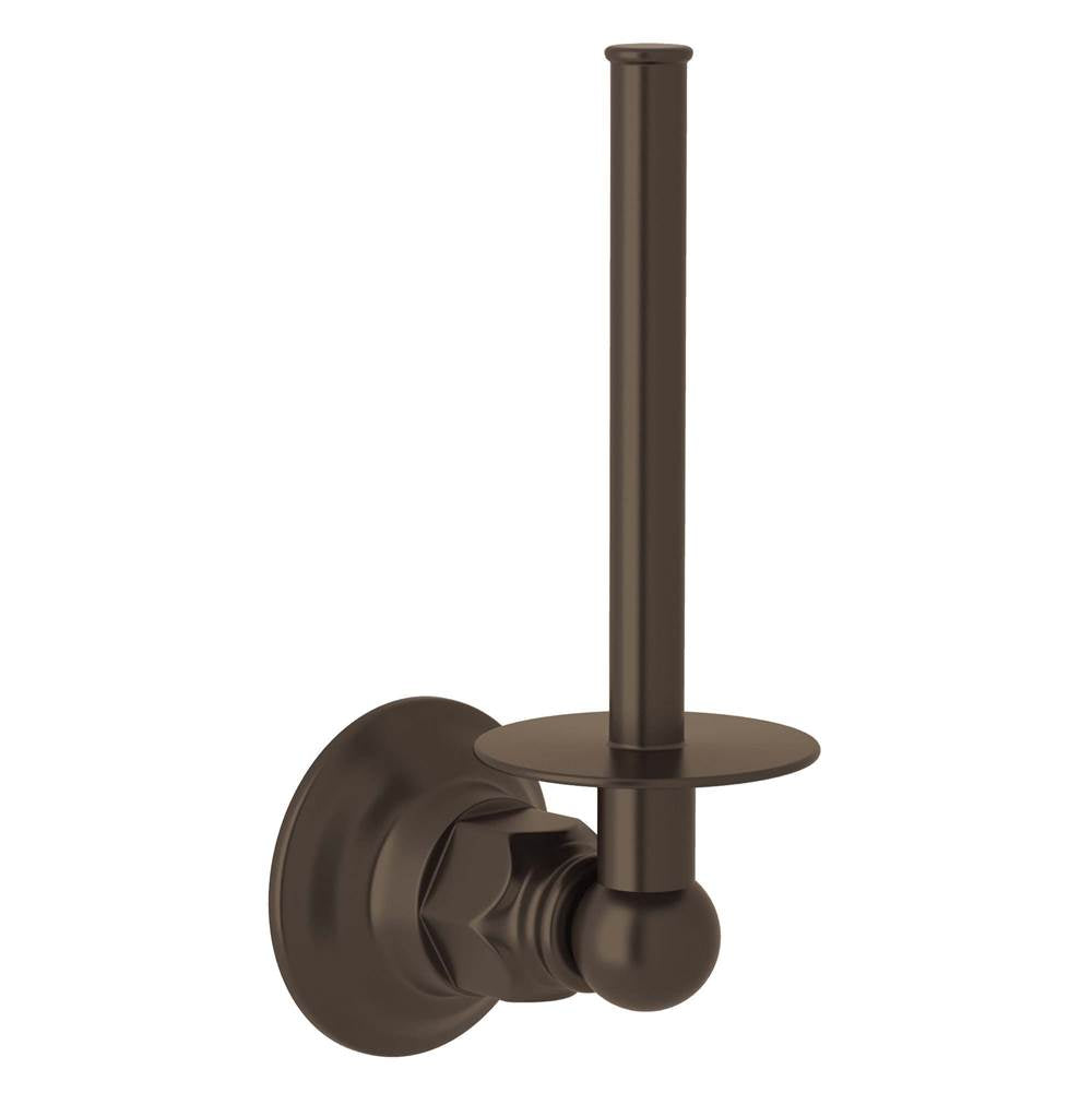 ROHL ROT19TCB Spare Toilet Paper Holder In Tuscan Brass