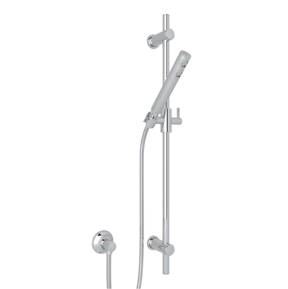 ROHL 1600APC Handshower Set With 30" Slide Bar and Single Function Handshower In Polished Chrome