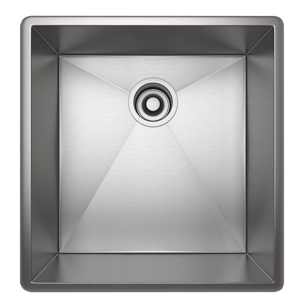ROHL RSS1718SB Forze 17" Single Bowl Stainless Steel Kitchen Or Bar/Food Prep Sink In Brushed Stainless Steel