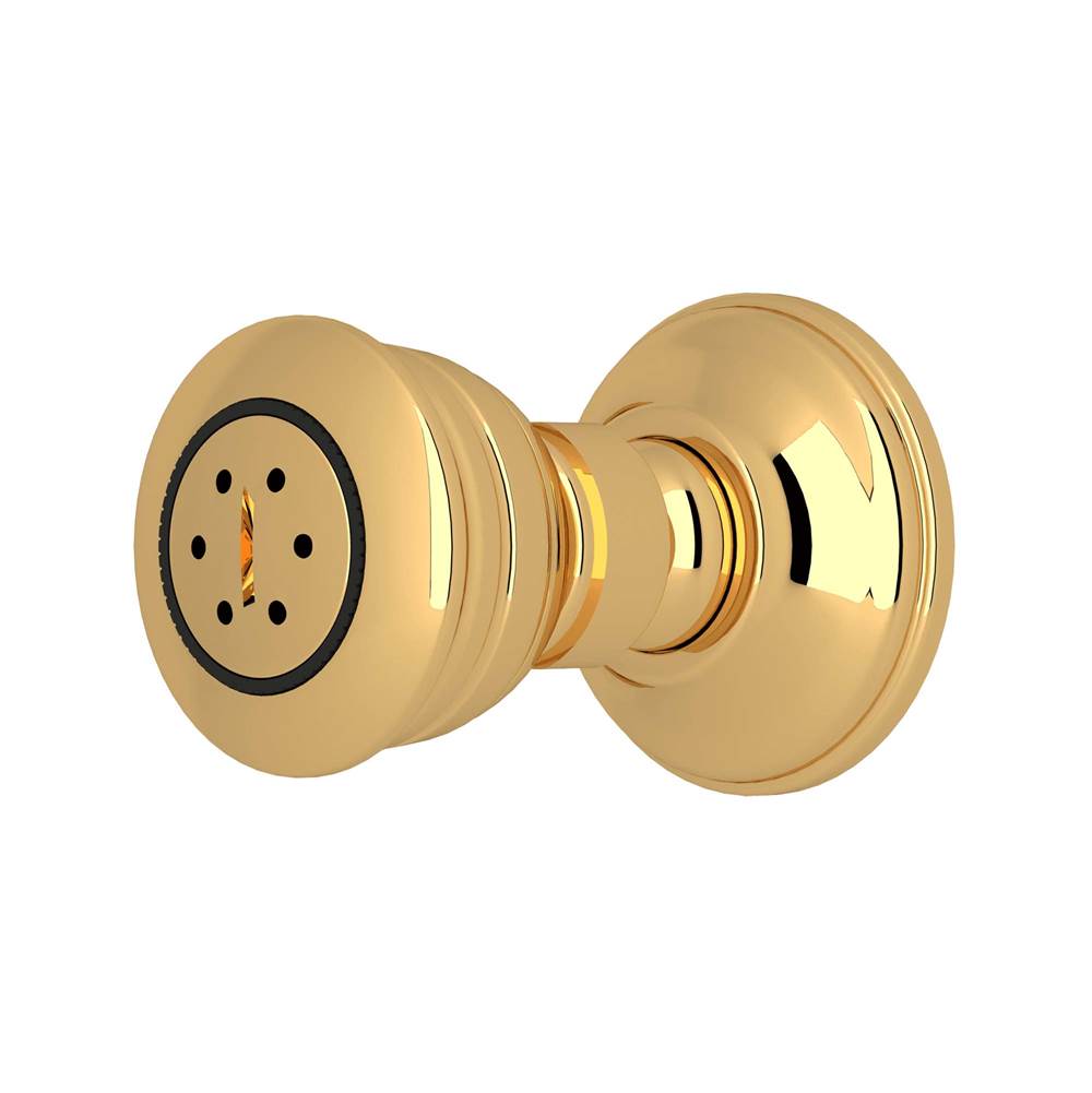 ROHL 1095/8ULB 2-Function Body Spray In Unlacquered Brass