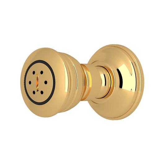 ROHL 1095/8ULB 2-Function Body Spray In Unlacquered Brass