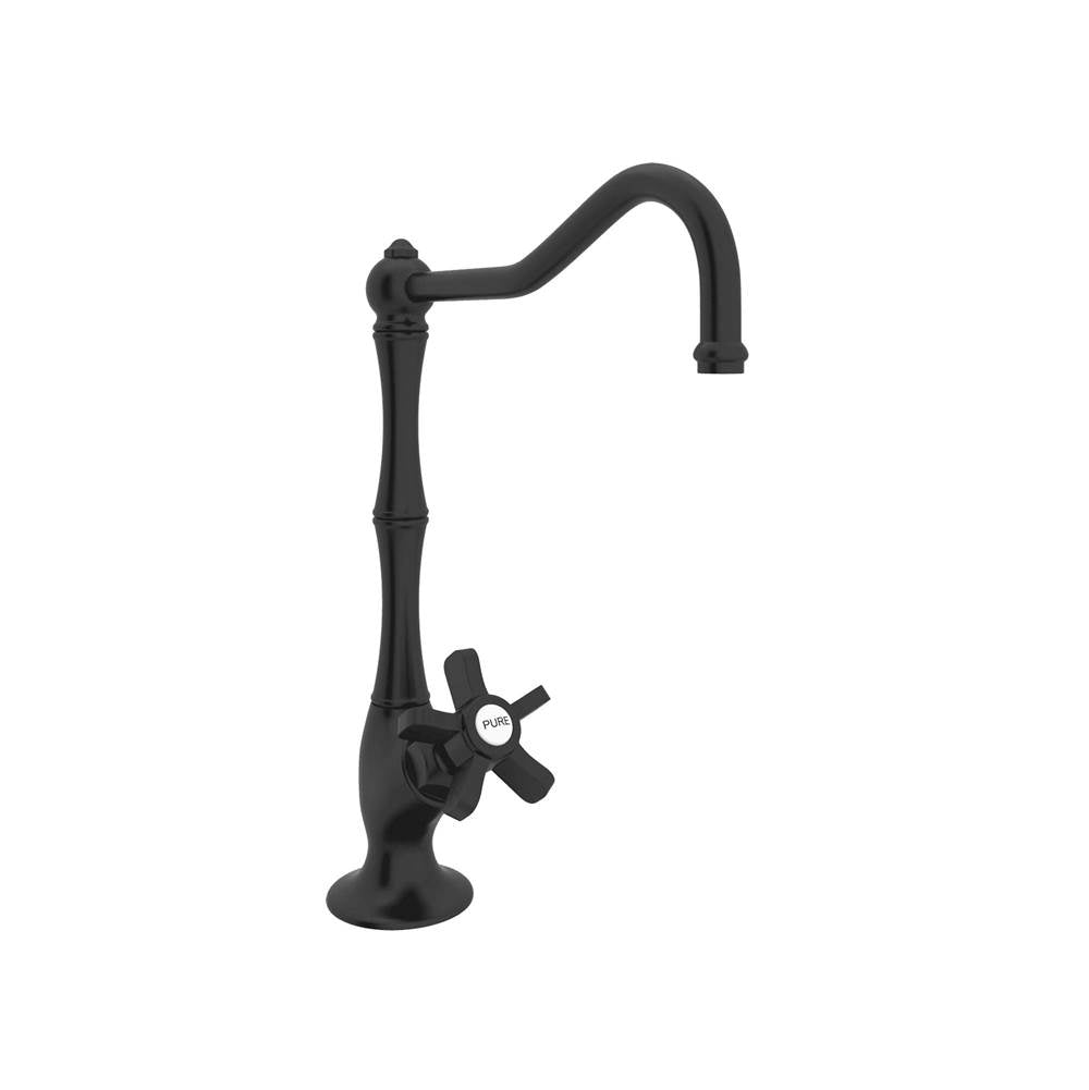 ROHL A1435XMMB-2 Acqui Filter Kitchen Faucet In Matte Black