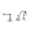 ROHL A1408LMPN-2 Viaggio Widespread Lavatory Faucet With Low Spout In Polished Nickel