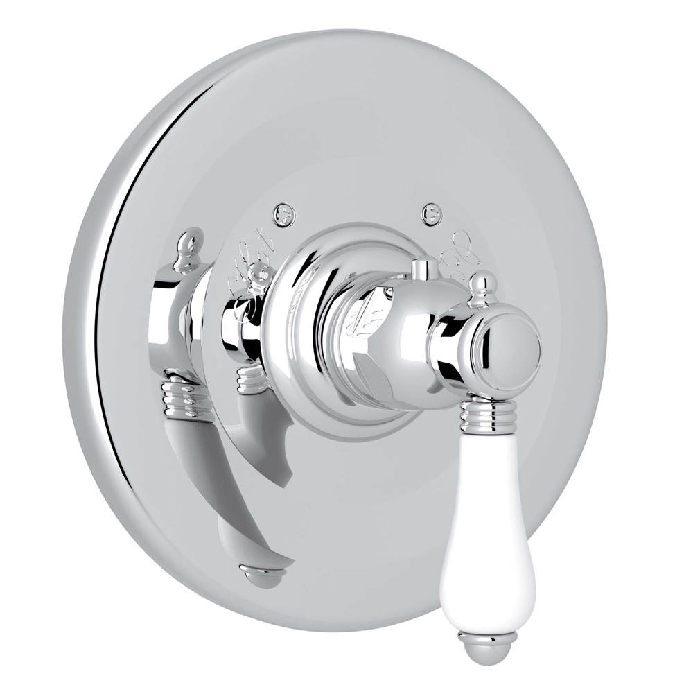 ROHL A4914LPAPC 3/4" Thermostatic Trim Without Volume Control In Polished Chrome