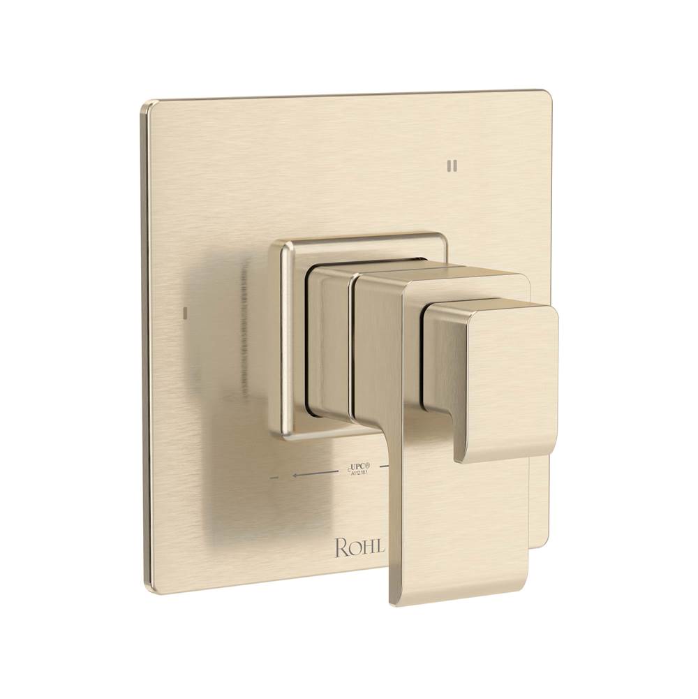 ROHL TMN47W1LMSTN 1/2" Therm & Pressure Balance Trim with 3 Functions (No Share) In Satin Nickel