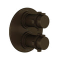 ROHL TLB46W1XMTCB Lombardia 3/4" Therm & Pressure Balance Trim with 6 Functions (Shared) In Tuscan Brass