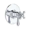 ROHL TAC44W1LMAPC Arcana 1/2" Therm & Pressure Balance Trim with 2 Functions (No Share) In Polished Chrome