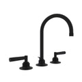 ROHL MB2019LMMB-2 Graceline Widespread Lavatory Faucet With C-Spout In Matte Black