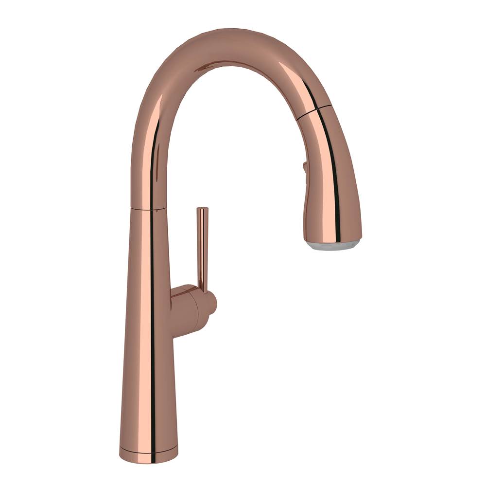 ROHL R7515SLMRG-2 Lux Pull-Down Bar/Food Prep Kitchen Faucet In Rose Gold