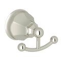 ROHL A6881PN Palladian Double Robe Hook In Polished Nickel