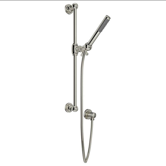 ROHL AKIT8073XMPN Handshower Set With 21" Slide Bar and Single Function Handshower In Polished Nickel