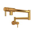 ROHL QL66L-IB-2 Modern Pot Filler In Italian Brass