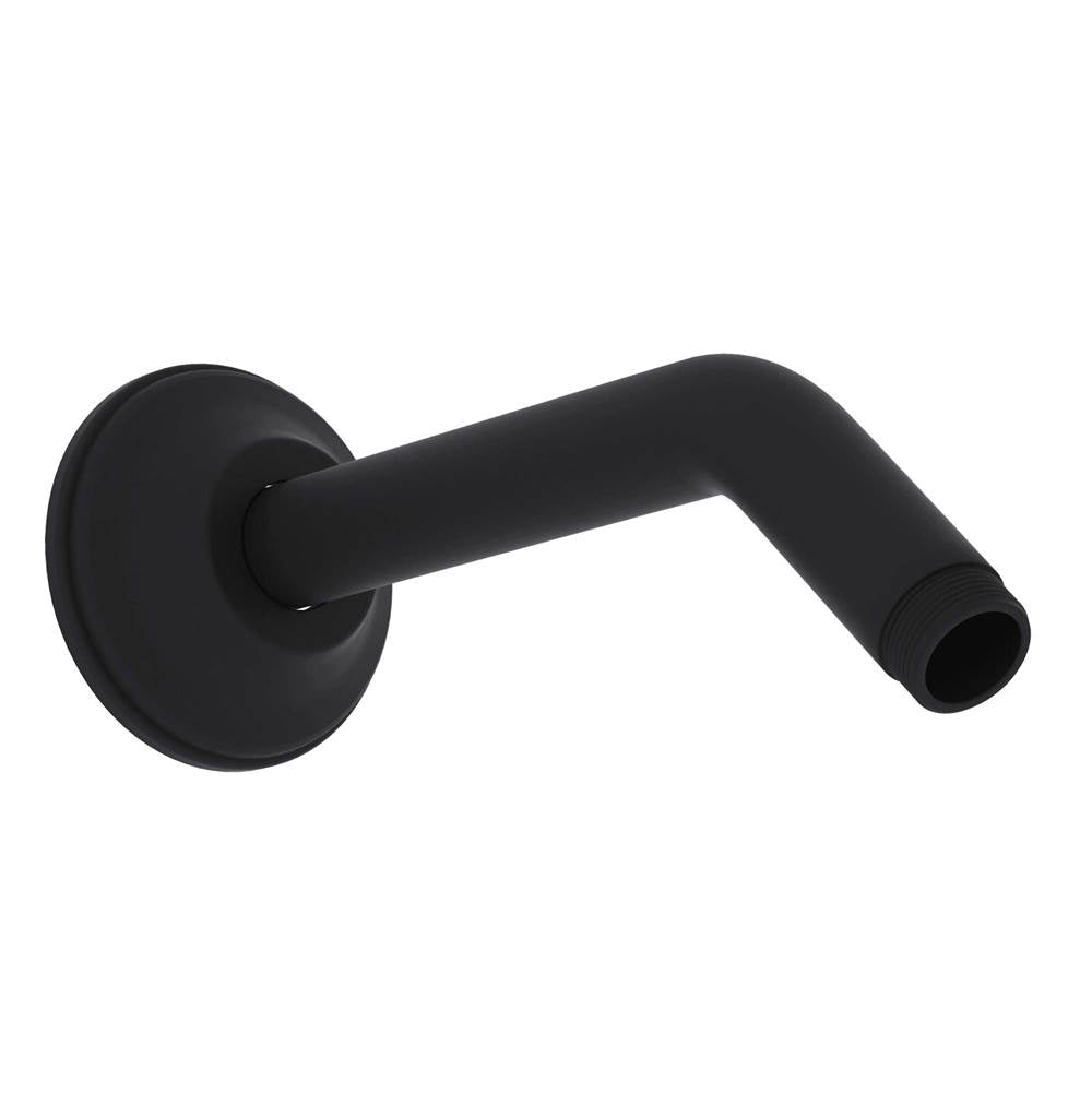 ROHL 1440/6MB 7" Reach Wall Mount Shower Arm In Matte Black