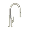 ROHL A3430SLMPN-2 Lombardia Pull-Down Bar/Food Prep Kitchen Faucet In Polished Nickel