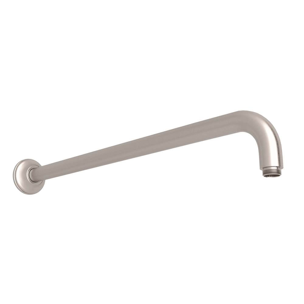 ROHL 1455/20STN 20" Reach Wall Mount Shower Arm In Satin Nickel