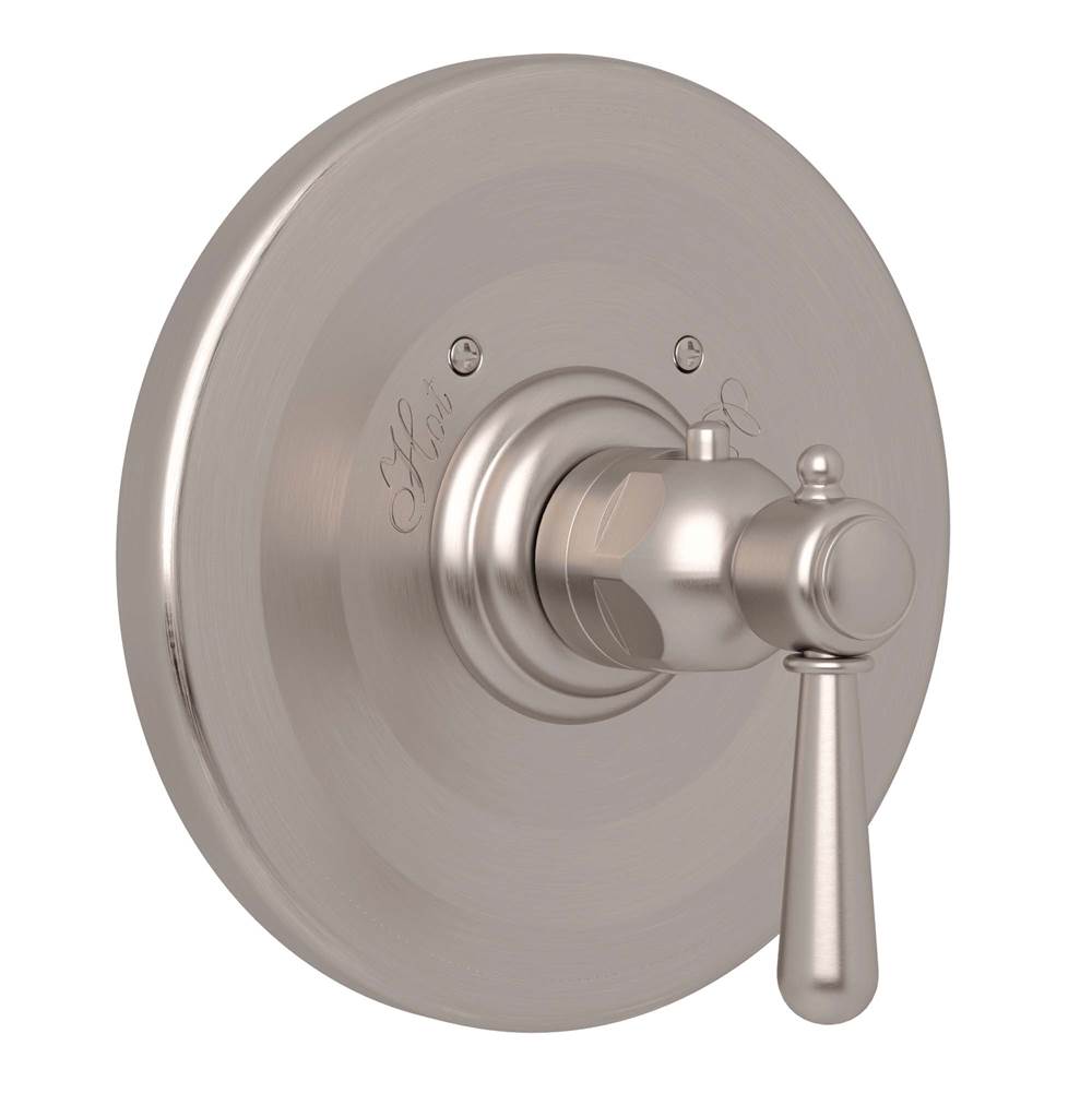 ROHL A2914LMSTN Verona 3/4" Thermostatic Trim Without Volume Control In Satin Nickel