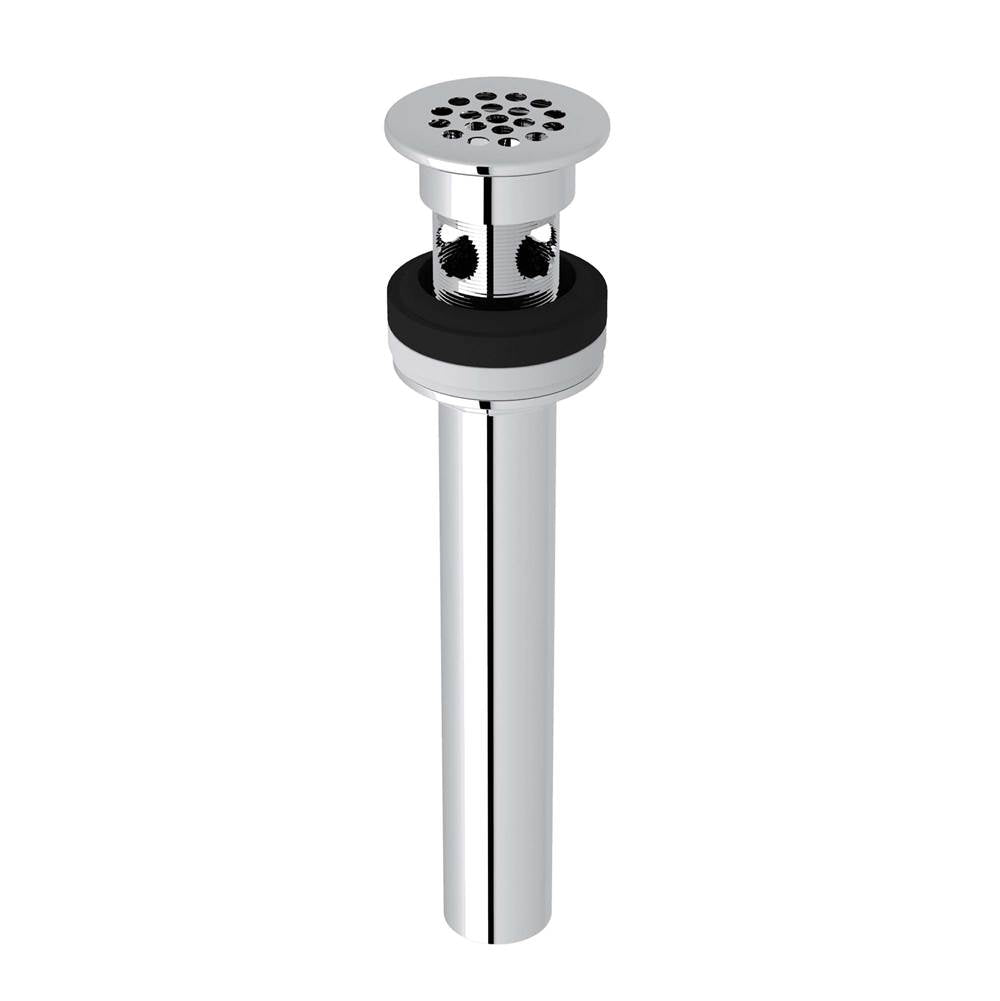 ROHL 7444APC Grid Drain With Overflow In Polished Chrome