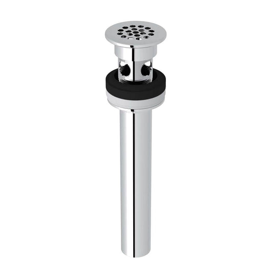 ROHL 7444APC Grid Drain With Overflow In Polished Chrome