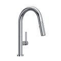 ROHL TE65D1LMAPC Tenerife Pull-Down Bar/Food Prep Kitchen Faucet With C-Spout In Polished Chrome