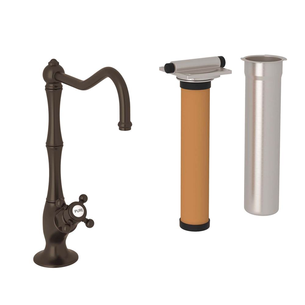 ROHL AKIT1435XMTCB-2 Acqui Filter Kitchen Faucet Kit In Tuscan Brass