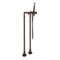 ROHL AKIT2202NXMTCB Lombardia Floor Mount Tub Filler In Tuscan Brass