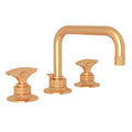 ROHL MB2009DMSG-2 Graceline Widespread Lavatory Faucet With U-Spout In Satin Gold