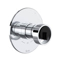 ROHL TEC45W1IWPCB Eclissi 1/2" Therm & Pressure Balance Trim with 5 Functions (Shared) In Polished Chrome/Matte Black