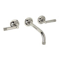 ROHL MB2030LMPNTO-2 Graceline Wall Mount Lavatory Faucet In Polished Nickel