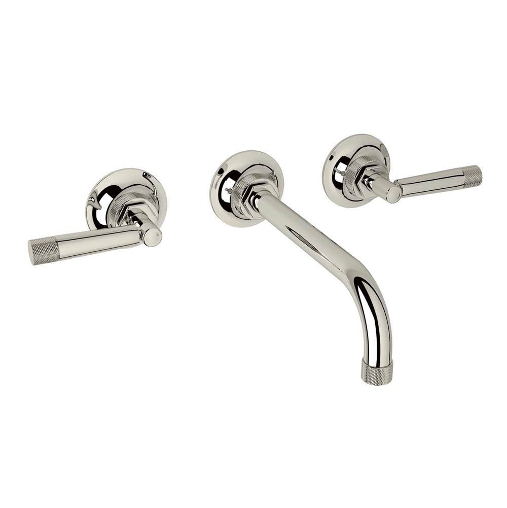 ROHL MB2030LMPNTO-2 Graceline Wall Mount Lavatory Faucet In Polished Nickel