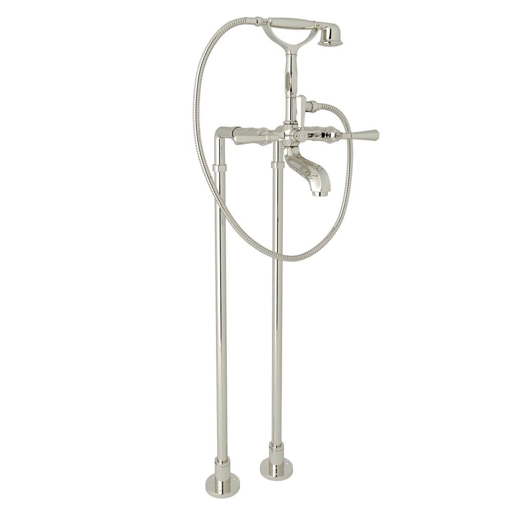 ROHL AKIT1901NLMPN Palladian Floor Mount Tub Filler In Polished Nickel