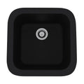 ROHL 5927-63 Allia 18" Fireclay Single Bowl Bar/Food Prep Kitchen Sink In Satin Black