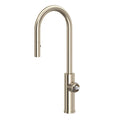 ROHL EC65D1STN Eclissi Pull-Down Bar/Food Prep Kitchen Faucet With C-Spout - Less Handle In Satin Nickel