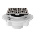 ROHL SDPVC2/3-3142STN PVC 2" X 3" Drain Kit With 3142 Weave Decorative Cover In Satin Nickel
