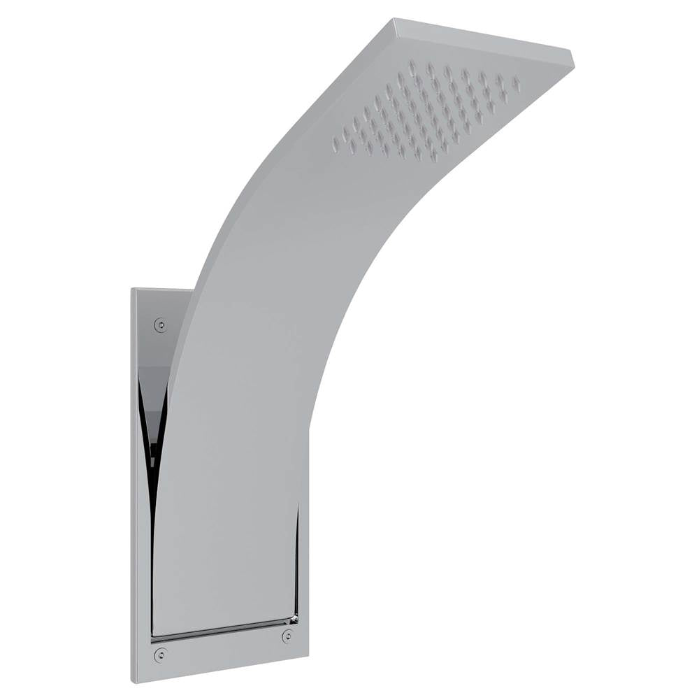 ROHL WA1319-APC 15" x 6" Rain Showerhead With Arm In Polished Chrome