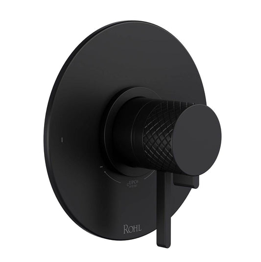 ROHL TTE44W1LMMB Tenerife 1/2" Therm & Pressure Balance Trim with 2 Functions (No Share) In Matte Black